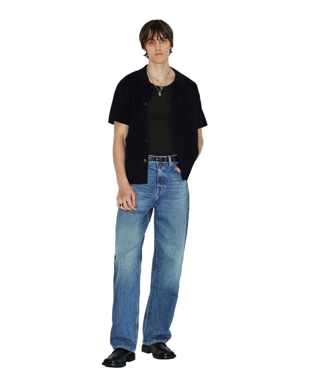 Dr. Denim Blue Omar Relaxed Fit Jeans for men