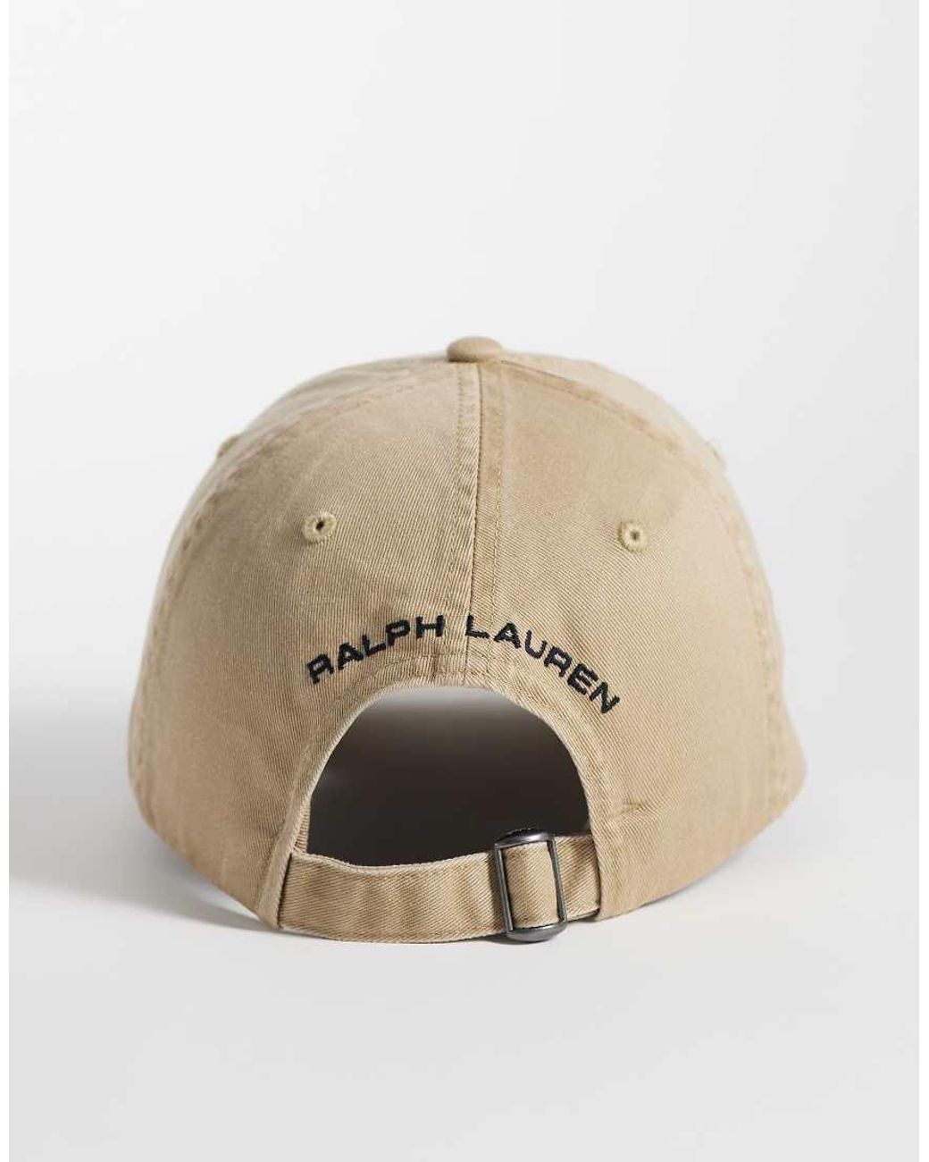 Polo Ralph Lauren Natural Sports Flag Logo Baseball Cap for men