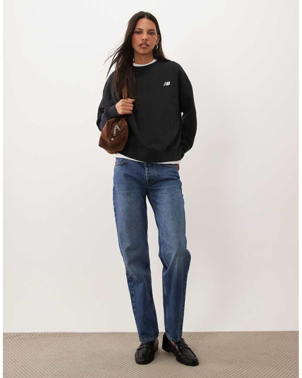 New Balance Black Sport Essential French Terry Sweatshirt