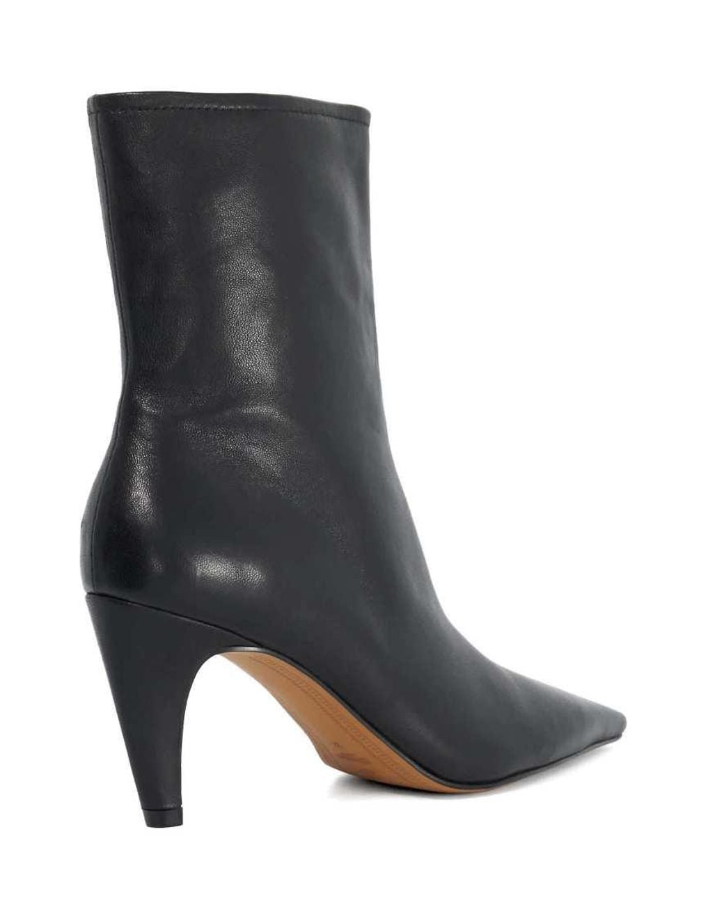 Dune Black Overt Ankle Boots