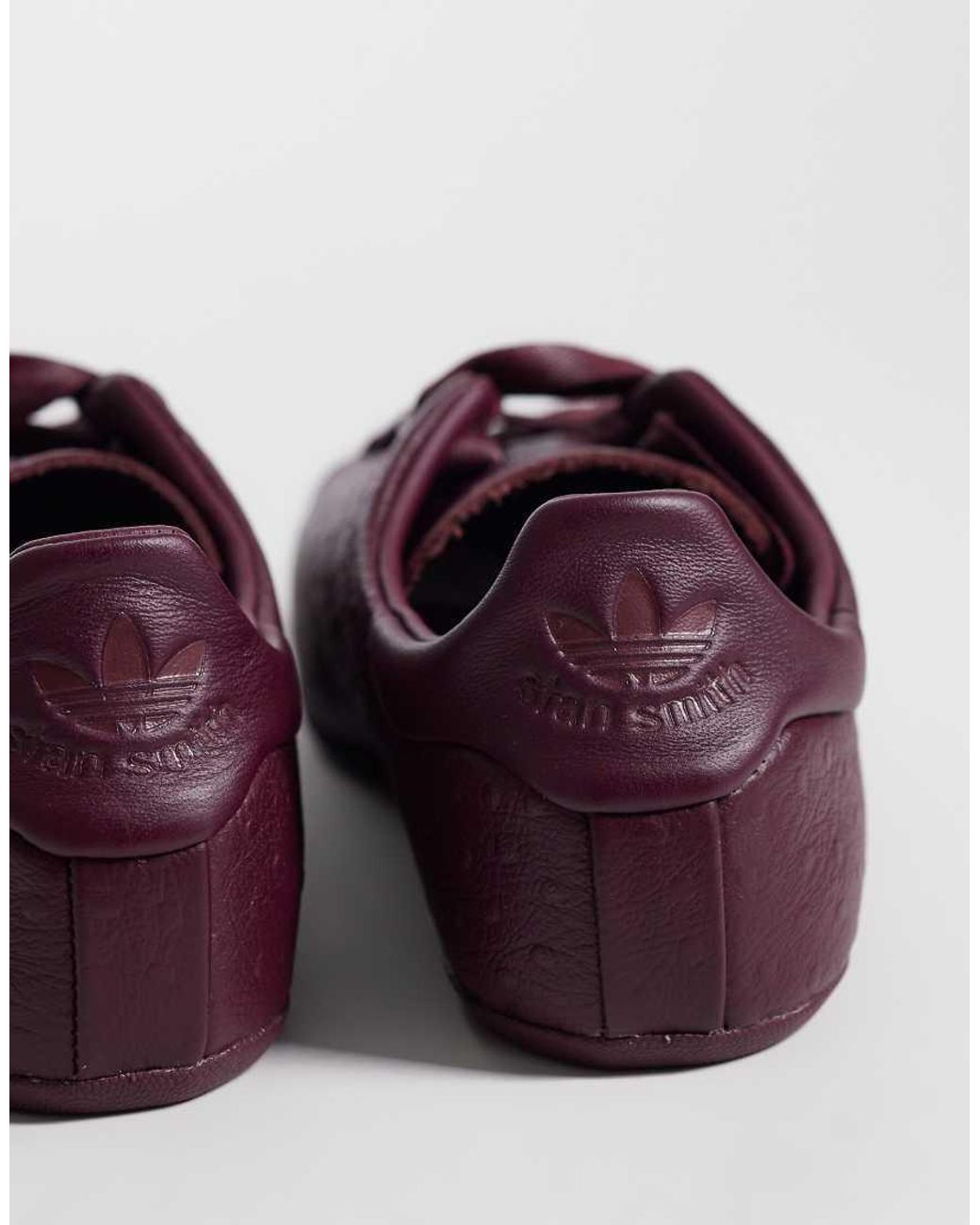 Adidas Originals Purple Stan Smith Lo Pro Trainers