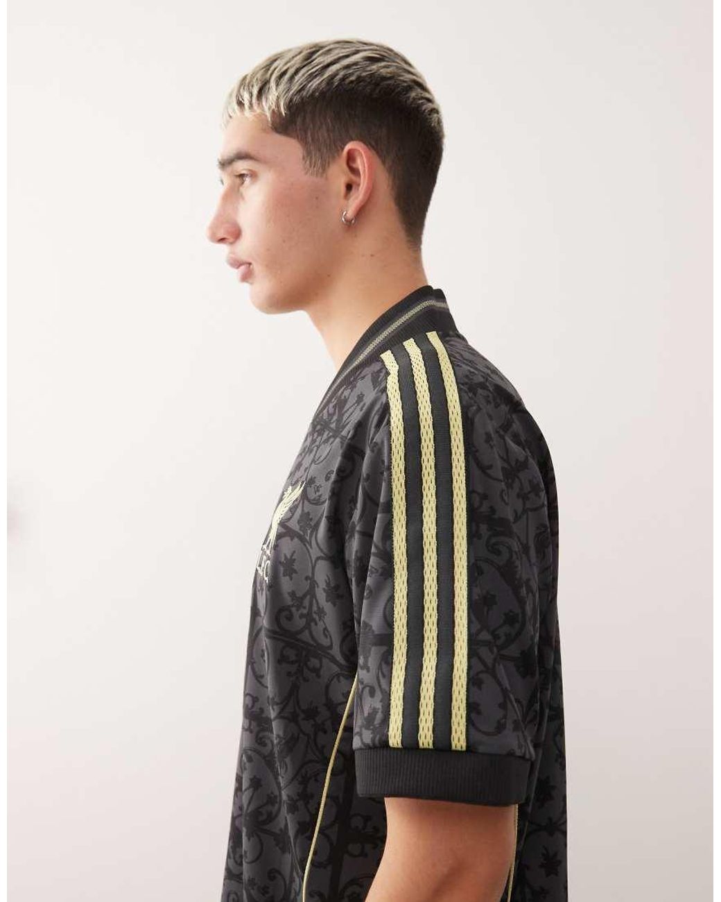 Adidas Originals Black Adidas Football Liverpool Lf Jersey for men