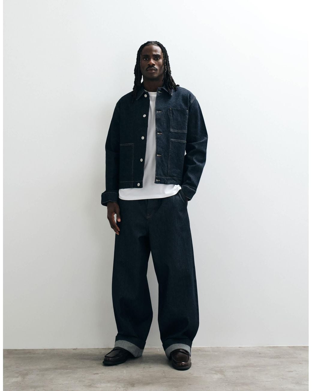 Only & Sons Blue Regular Fit Denim Jacket for men