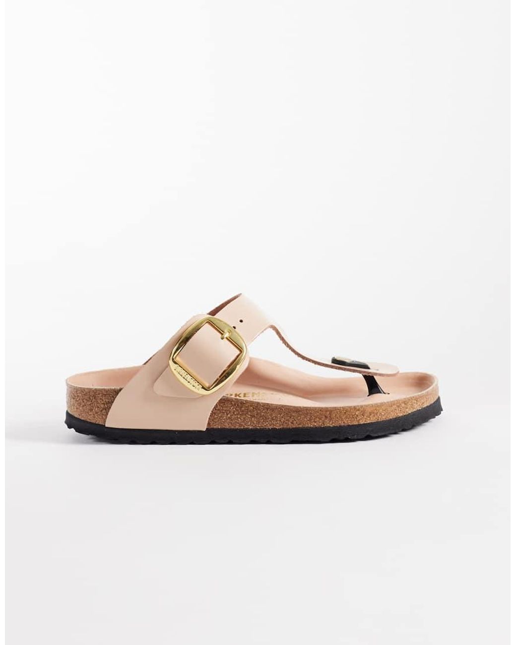Birkenstock Natural Gizeh High Shine
