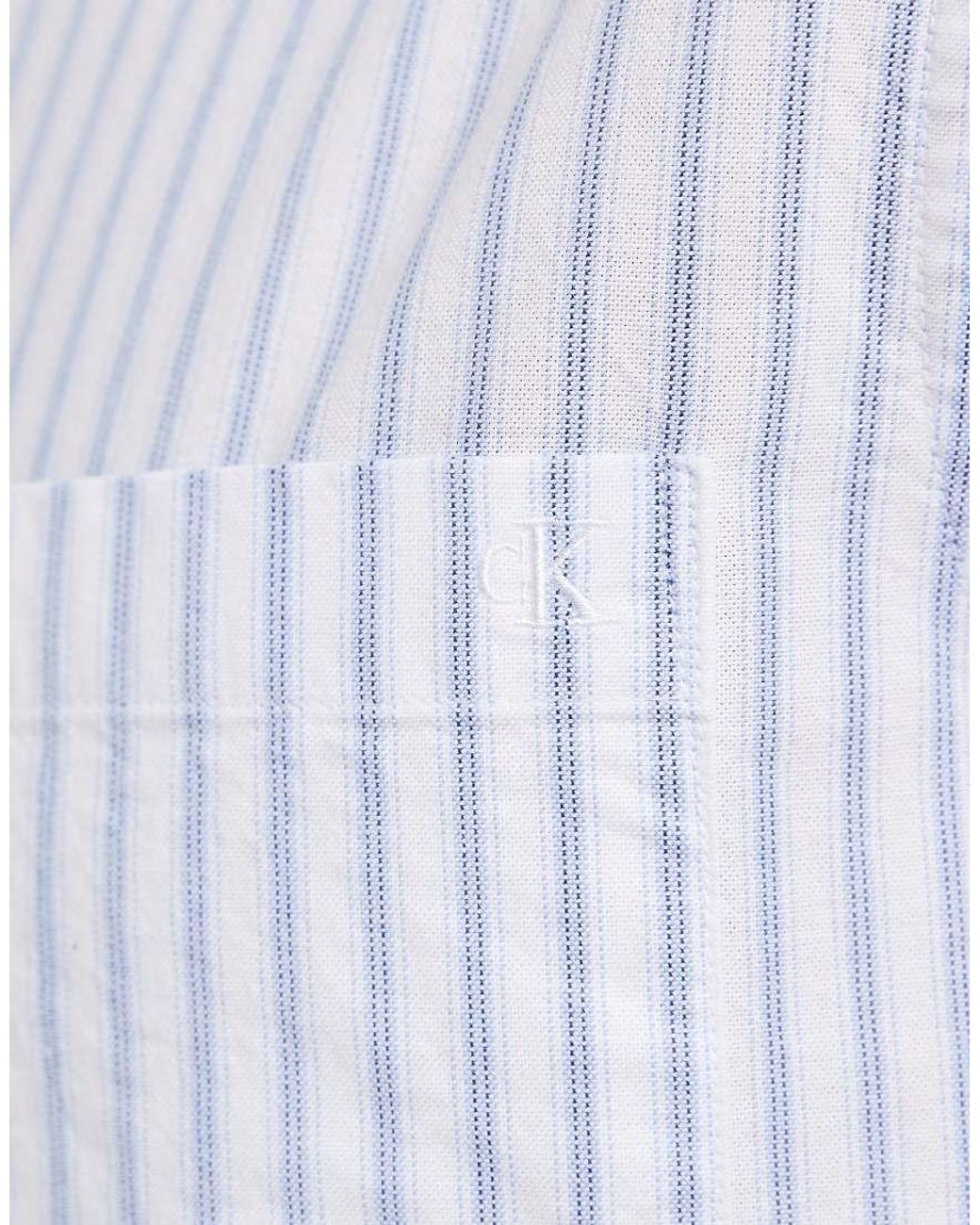 Calvin Klein White Oxford Shirt for men