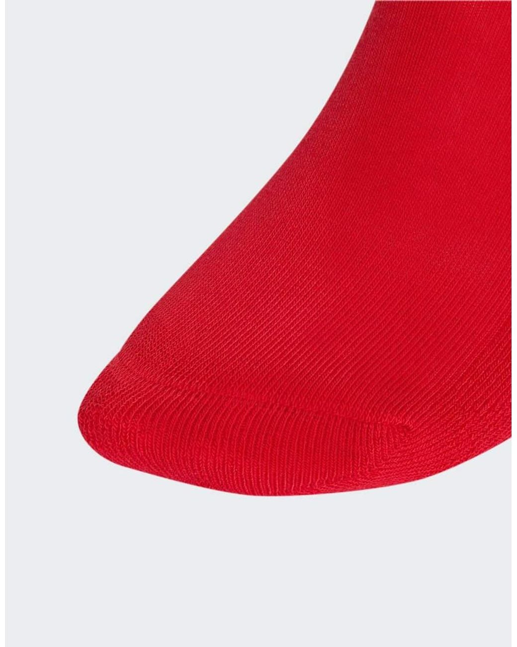 Adidas Originals Red Trefoil Crew Socks 10 Pairs