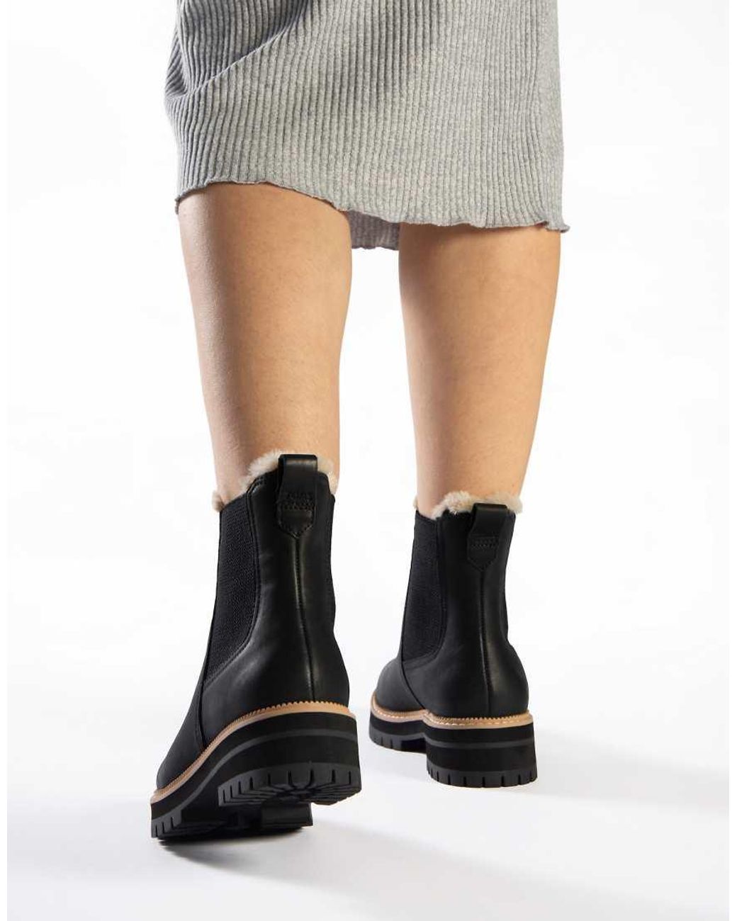 TOMS Black Bennet Ankle Boot