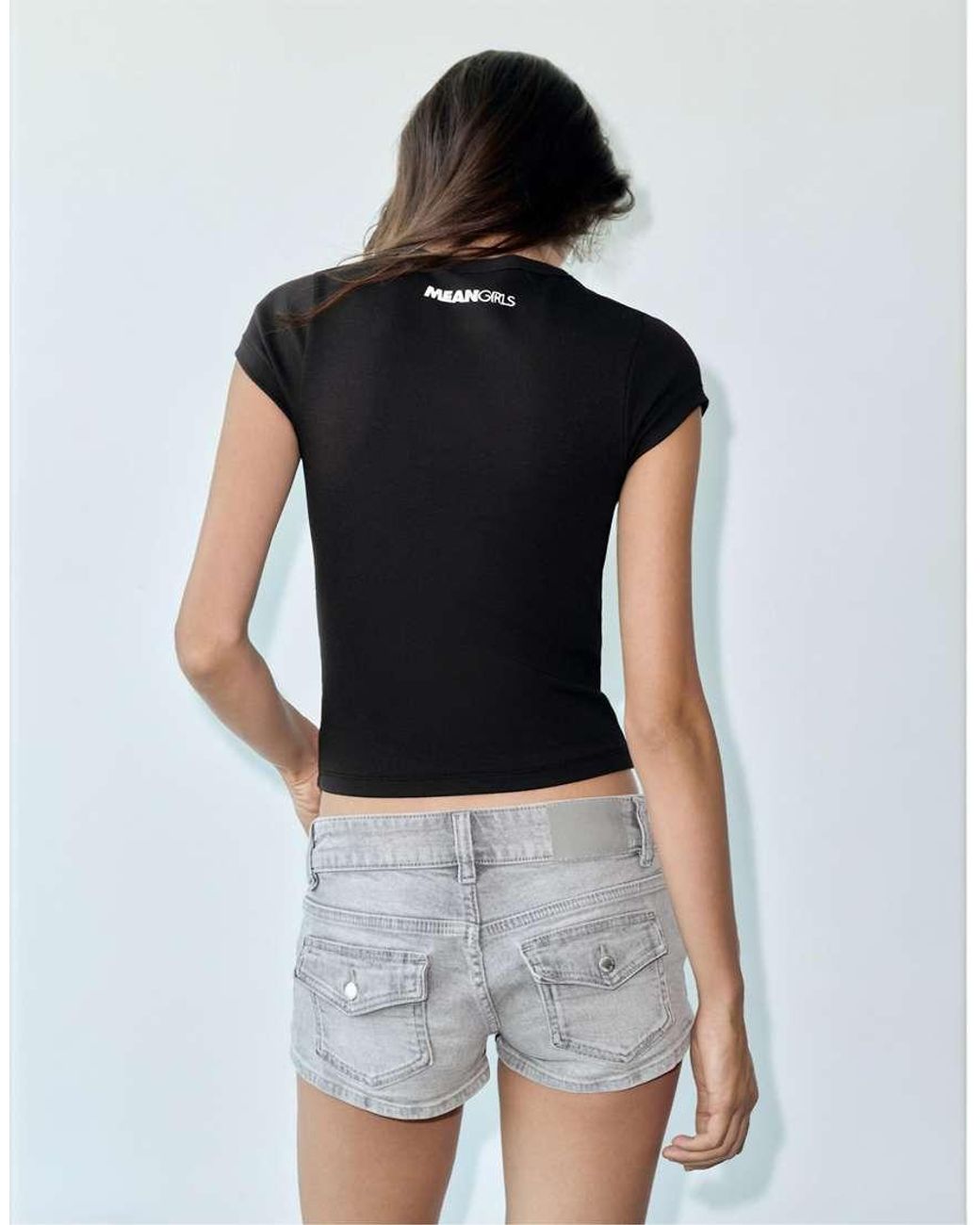 Pull&Bear Black Mean Girls Queen Bee T-shirt