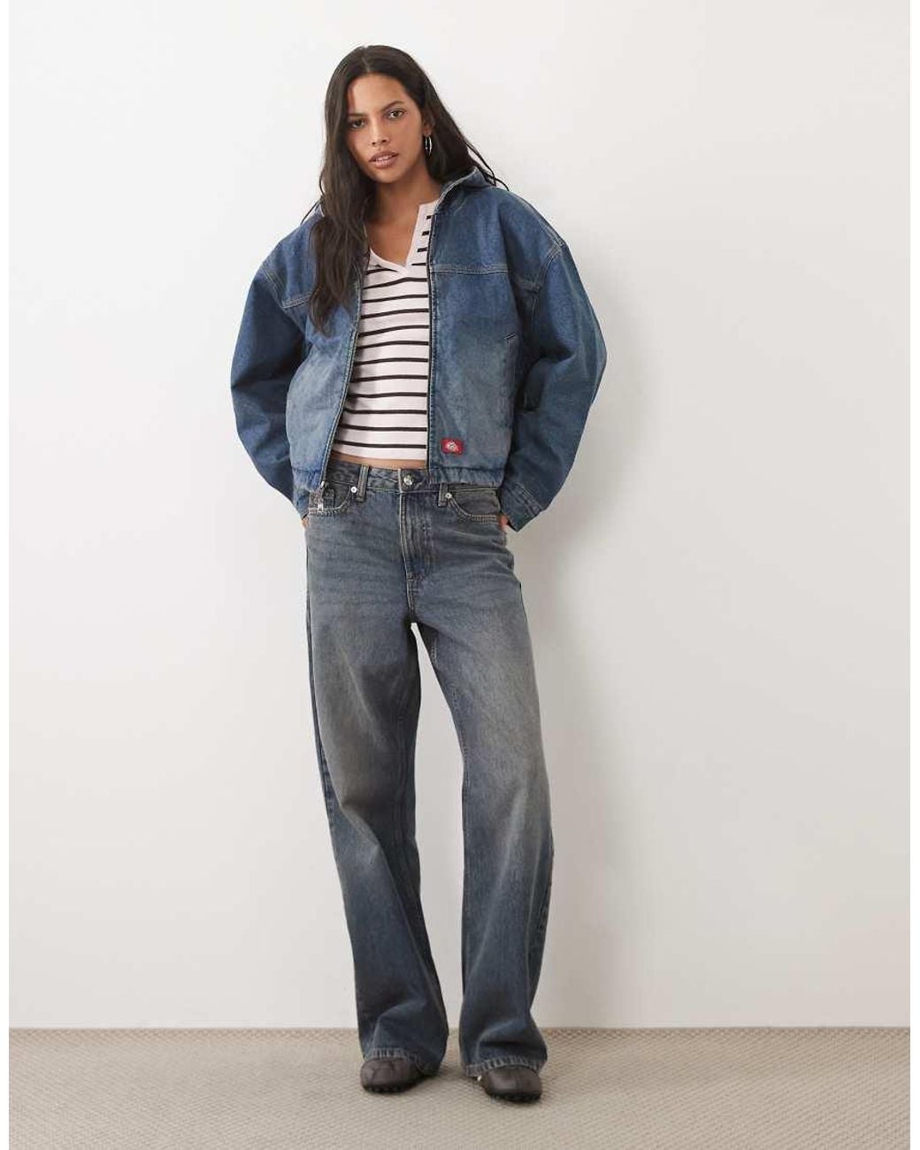 Dickies Blue Miami Denim Hooded Jacket