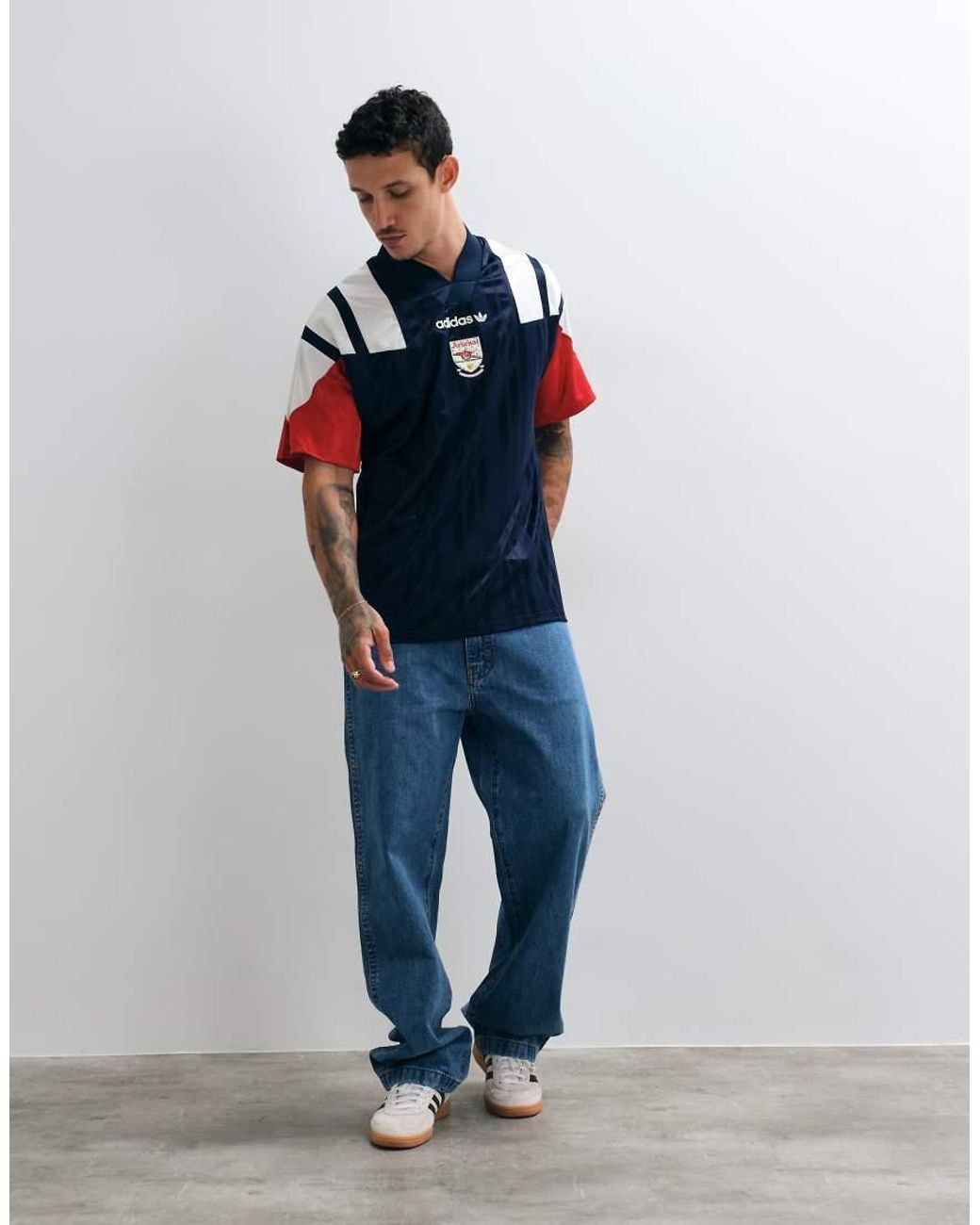 Adidas Originals Blue Adidas Football Arsenal 26/27 Eqt Jersey for men