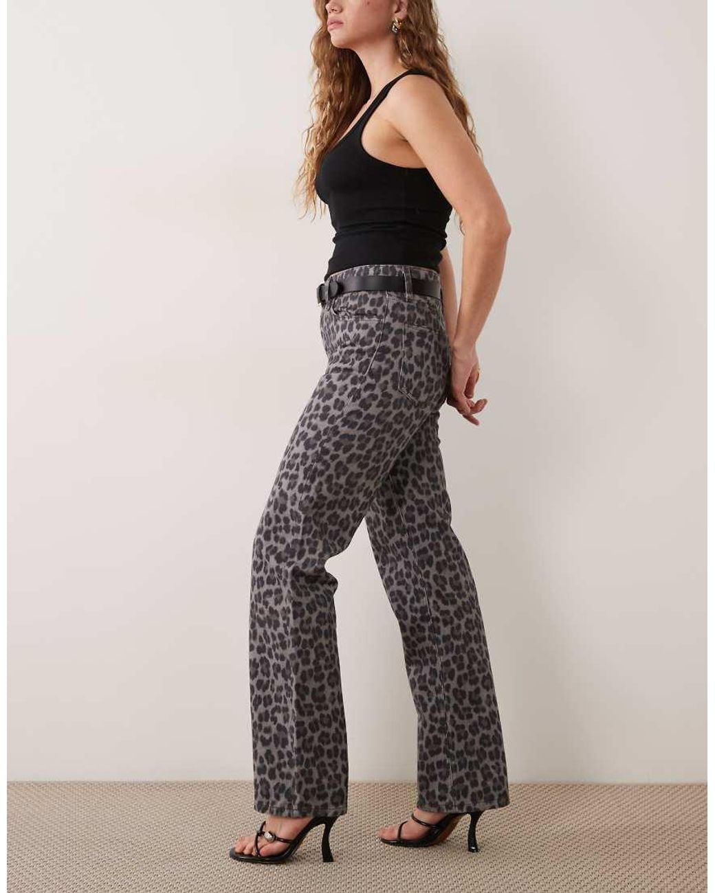 Mango Gray Straight Jean