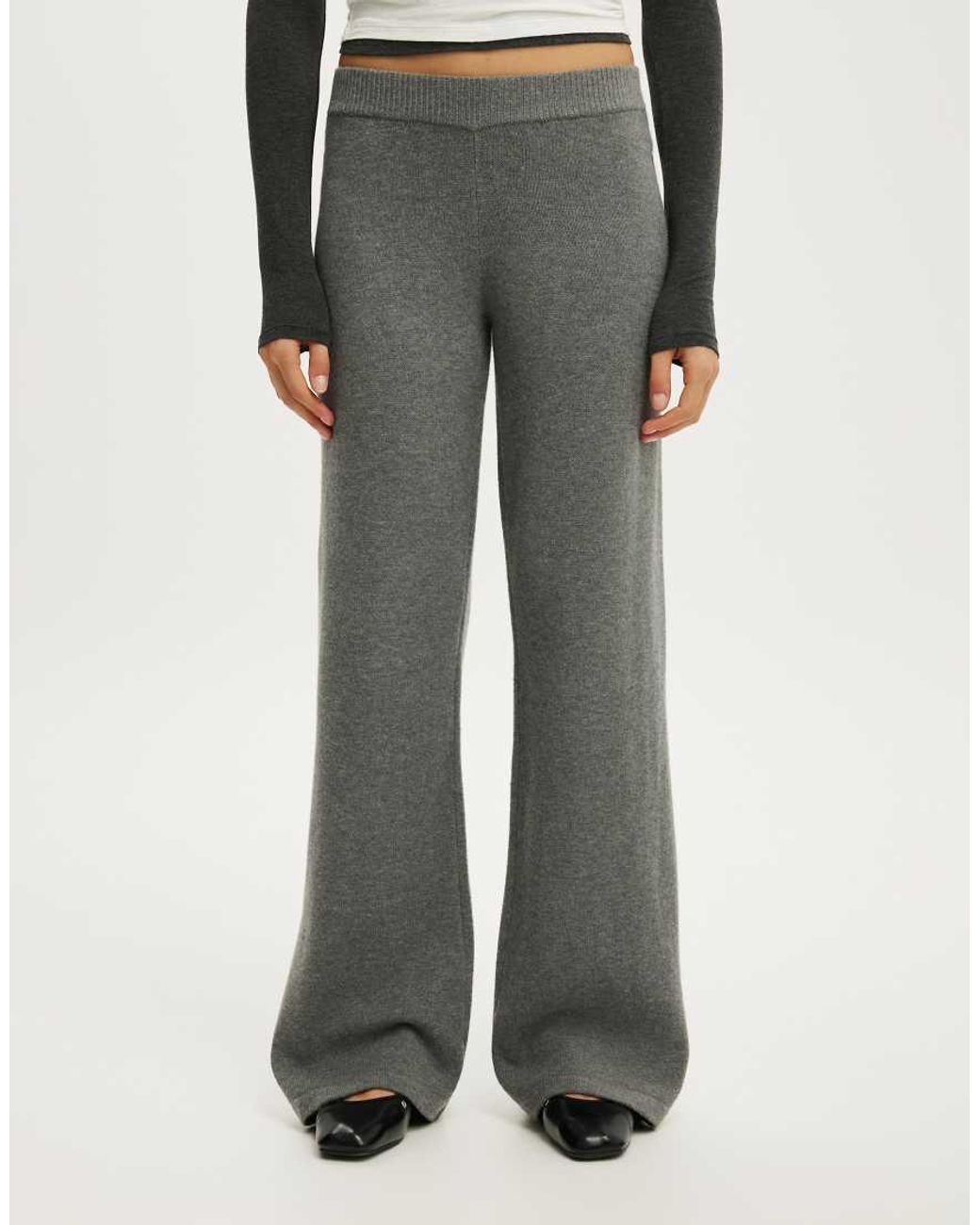 Cotton On Gray Lotus Knit Pant