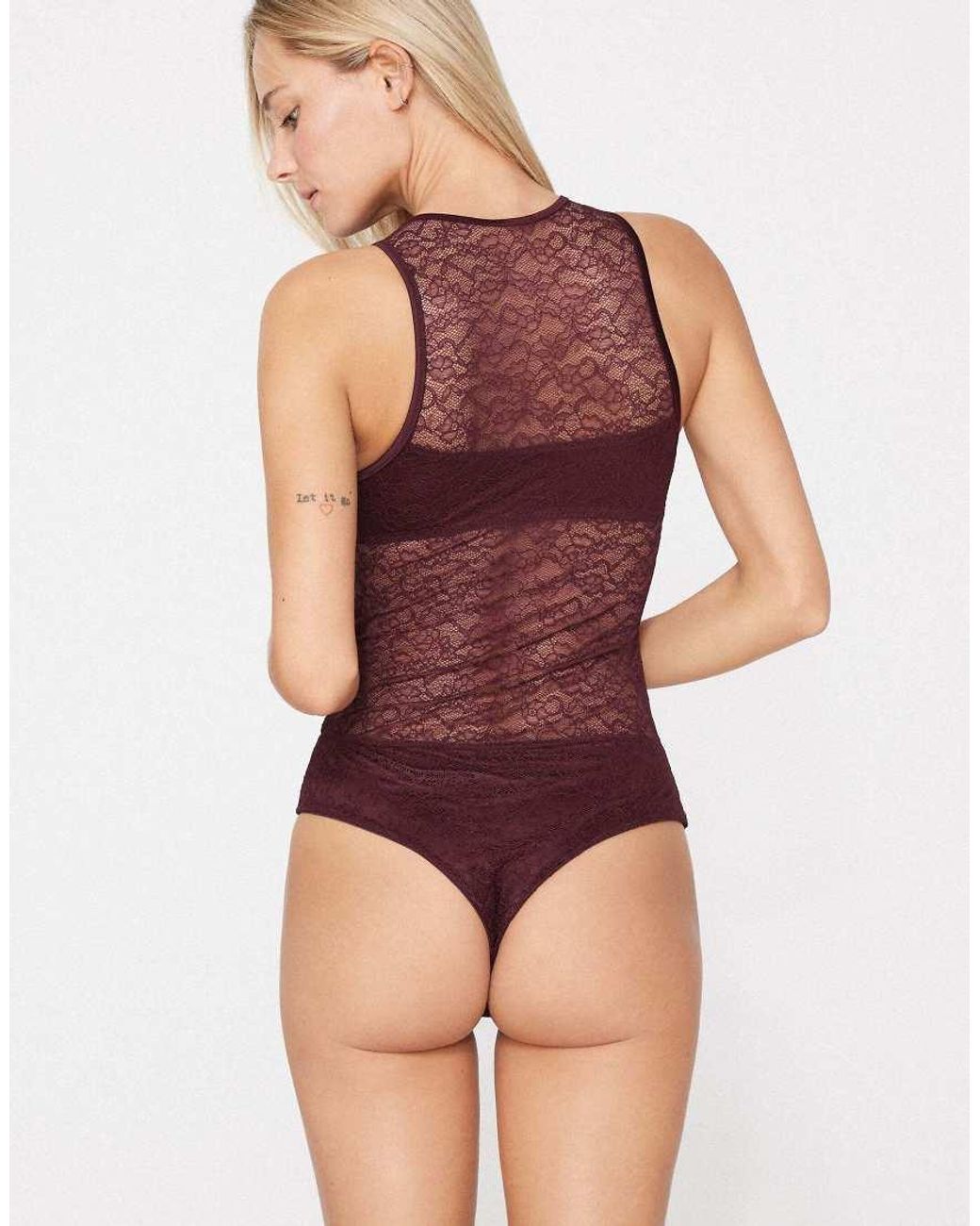 Tezenis Purple Mistery Essence Lace Body