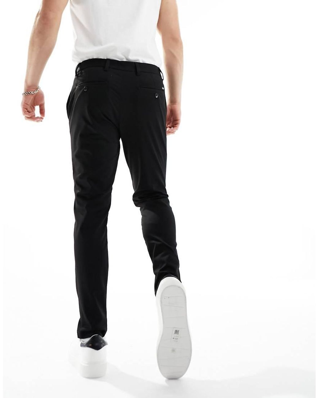 Jack & Jones Black Intelligence Marco Slim Fit Smart Trouser for men