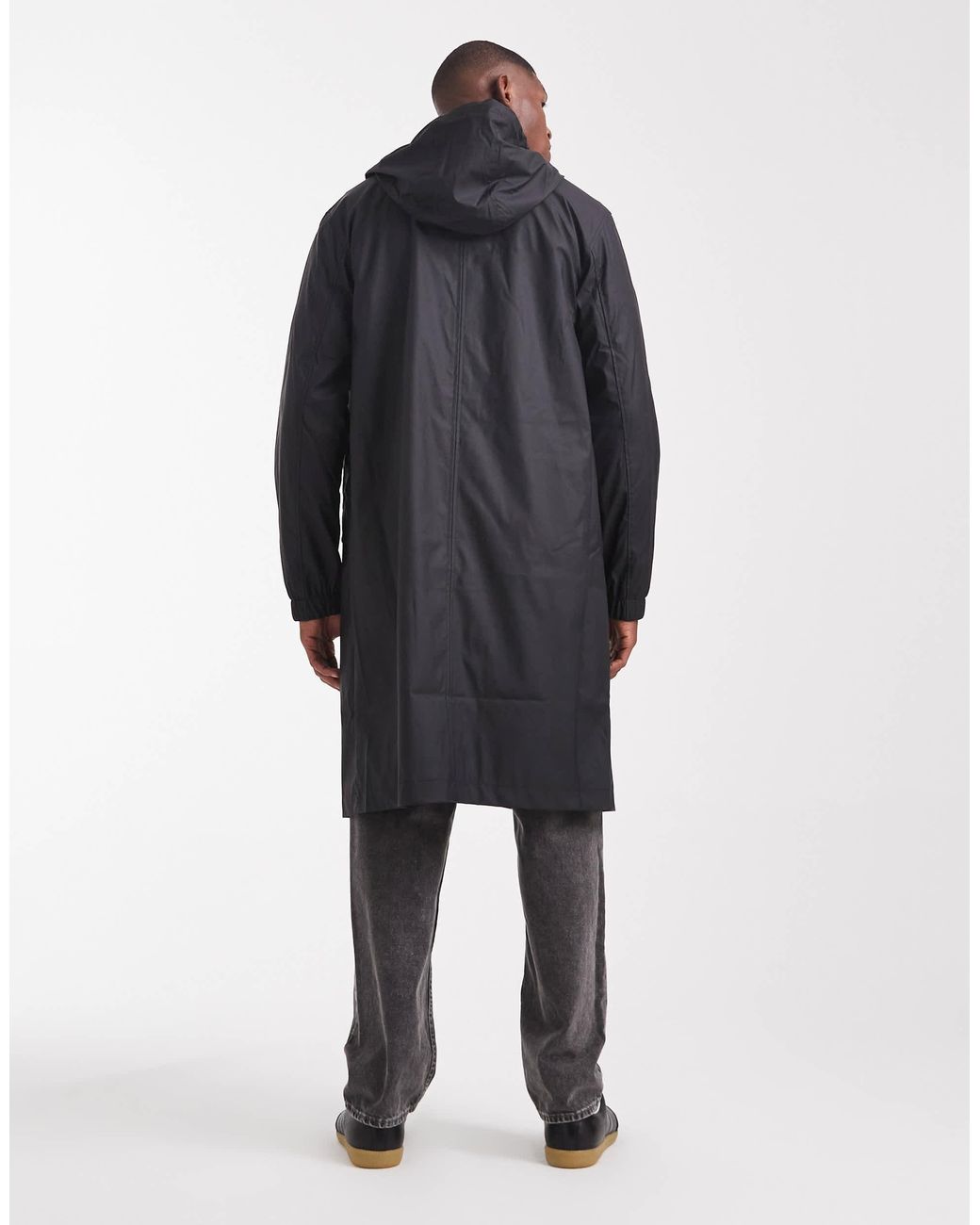 ASOS Blue Longline Windbreaker for men