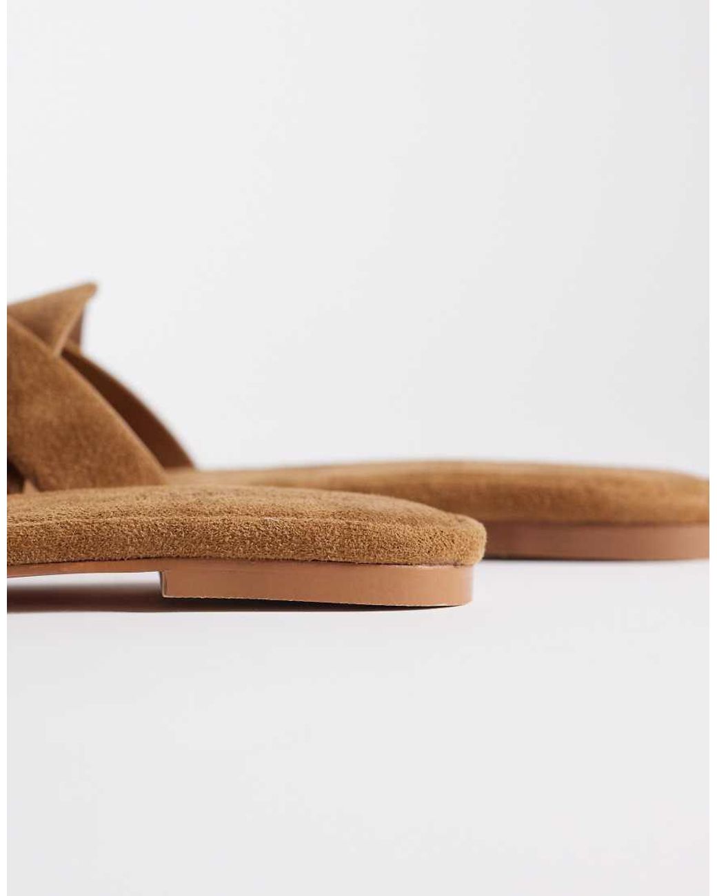 SIMMI Brown Simmi London Wide Fit Jade Flat Sandals