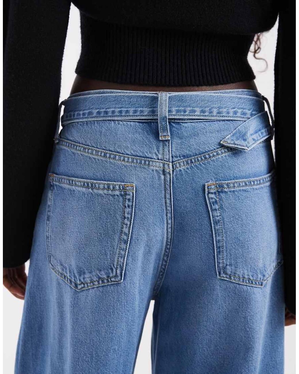 Gap Blue Horseshoe Jeans