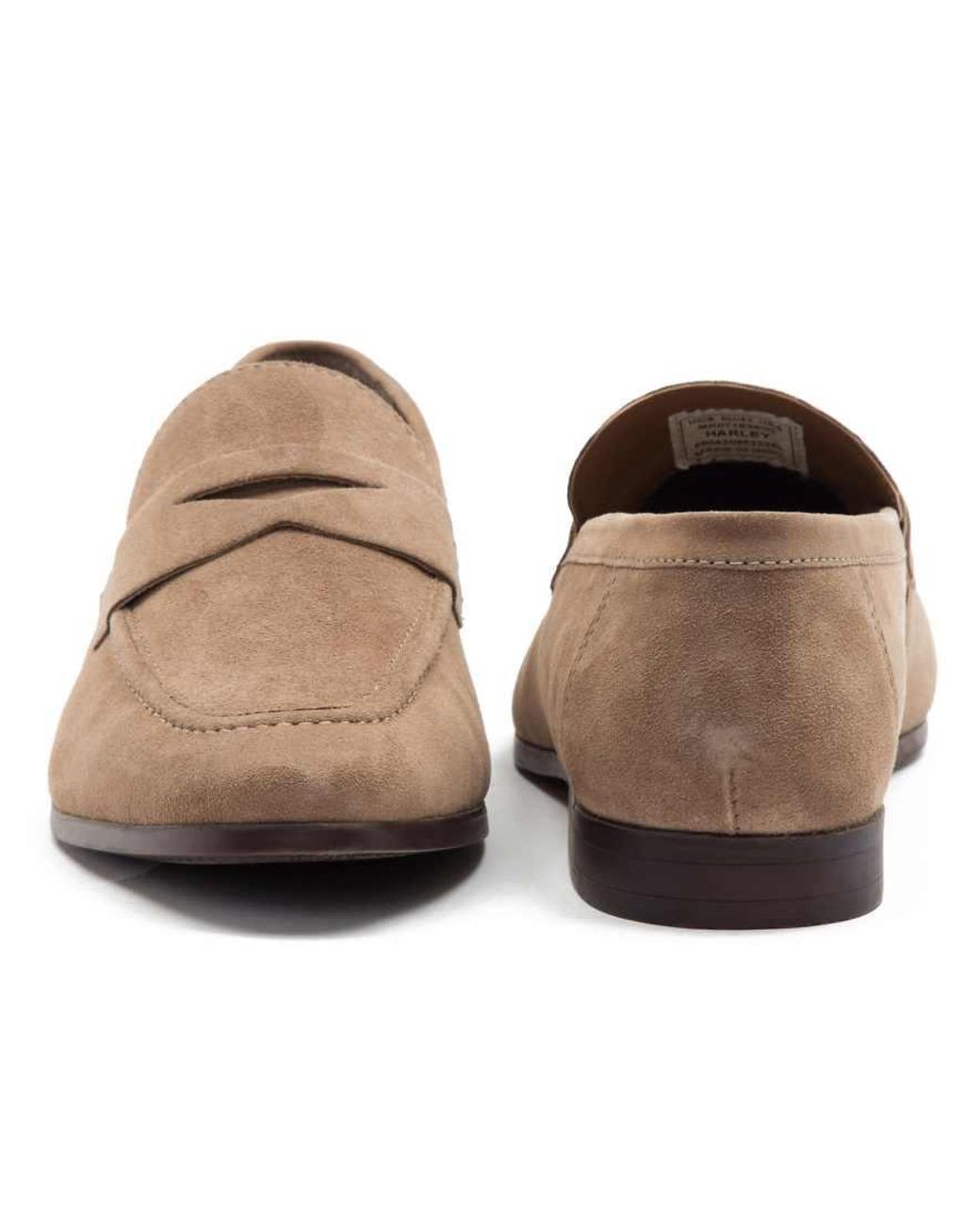 Thomas Crick Brown Harley Loafer Suede Leather Slip-On Loafer Shoes for men