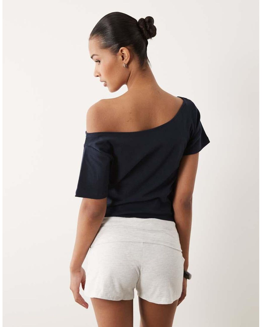 Cotton On White Dreamy Roll Waist Shorts