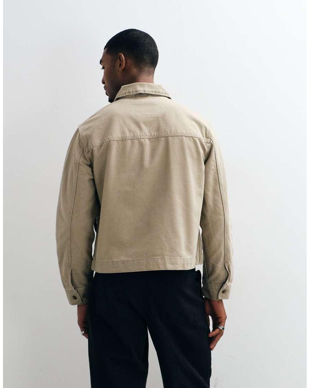 Levi's Natural Garage Zip Through Jacket for men