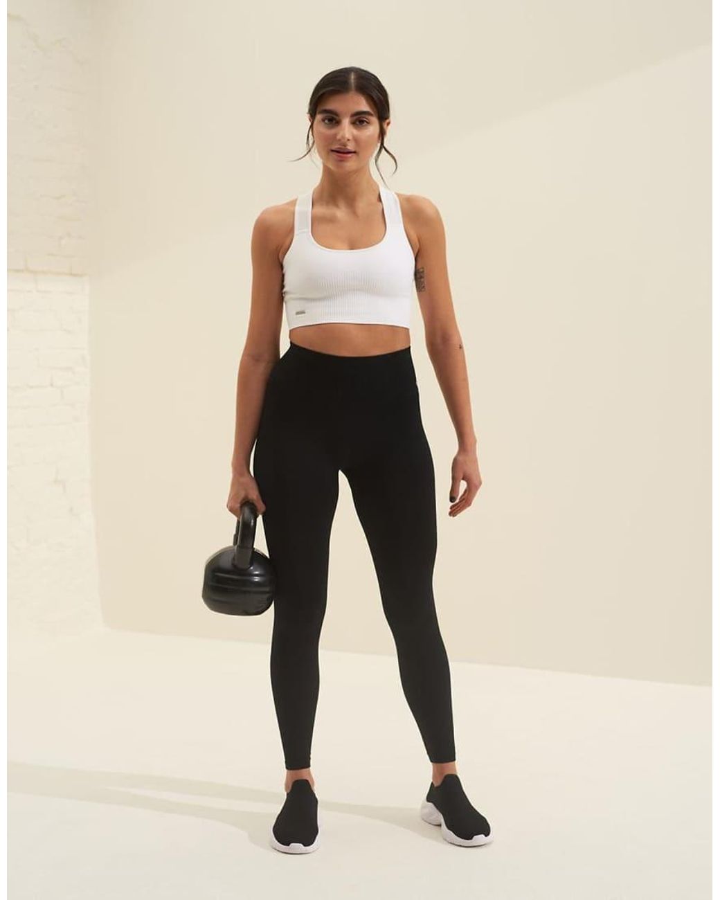Aim'n Natural High Support Ribbed Bra