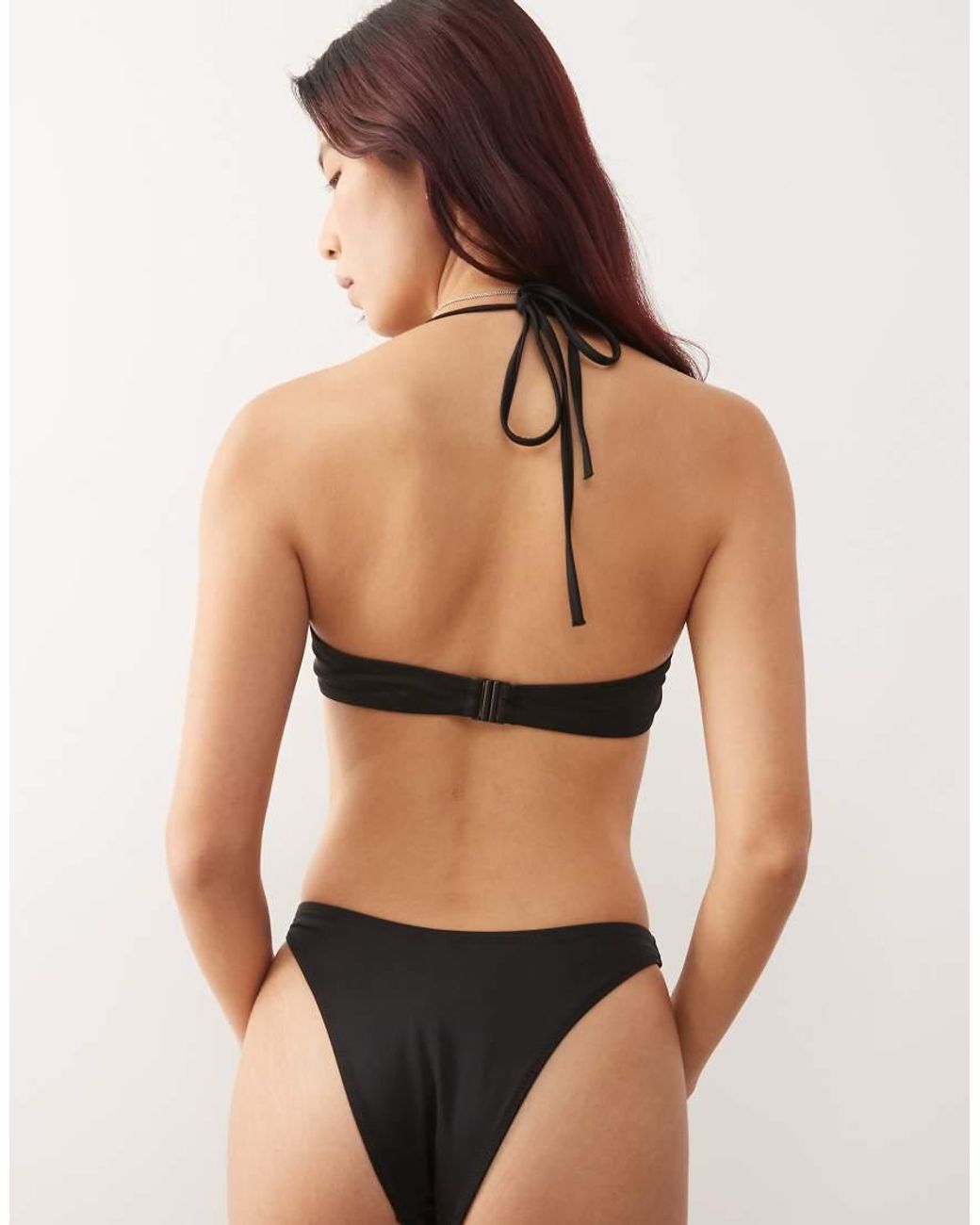 Weekday Natural Mix & Match Halter Neck Underwire Bikini Top
