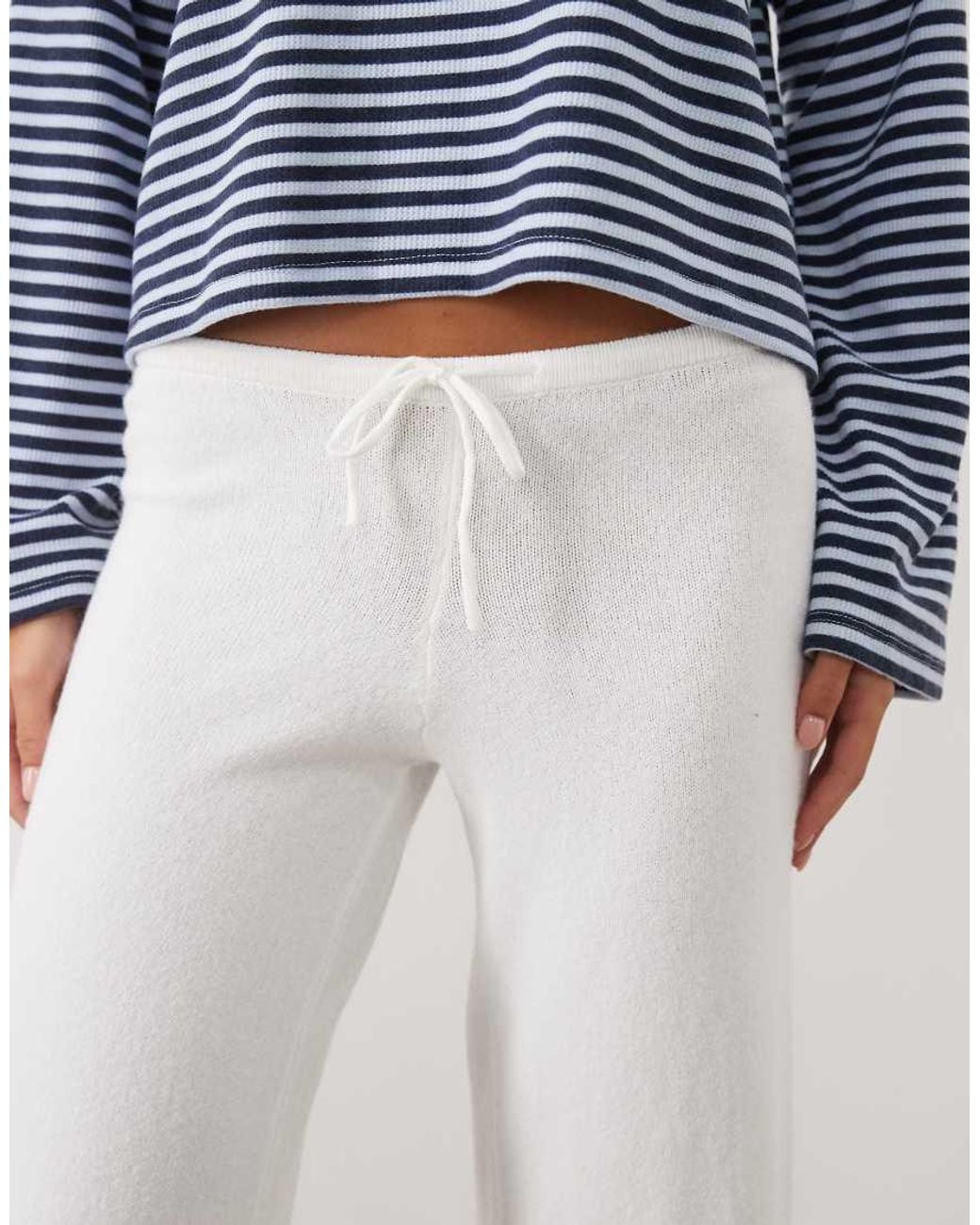 Cotton On Blue Straight Leg Knitted Lounge Trouser