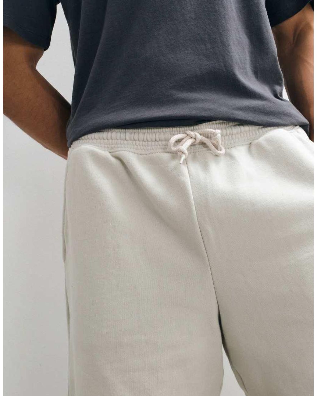 Gap White Tie Waist Shorts Co-Ord for men