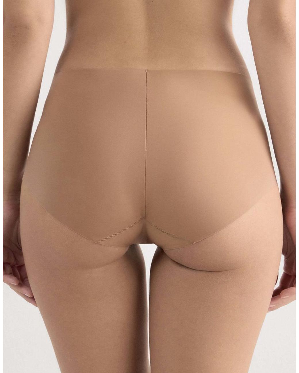 Intimissimi Brown Laser Cut French Knickers