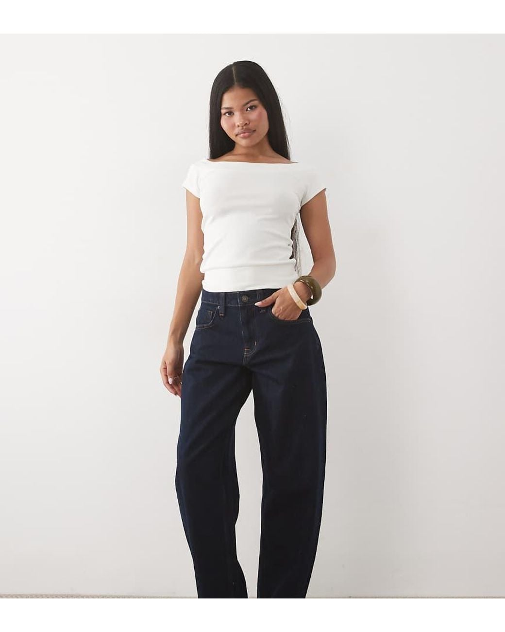 Asos Design Petite ASOS de color White