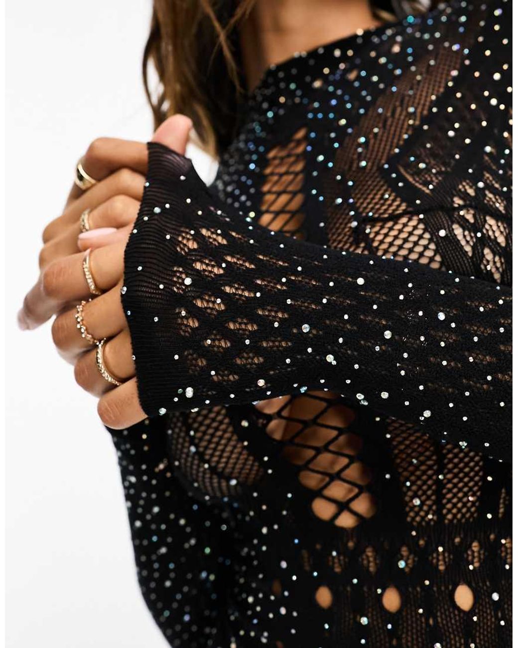 ann summers janelle circular knit dress Jewelled in Black upload-20260525