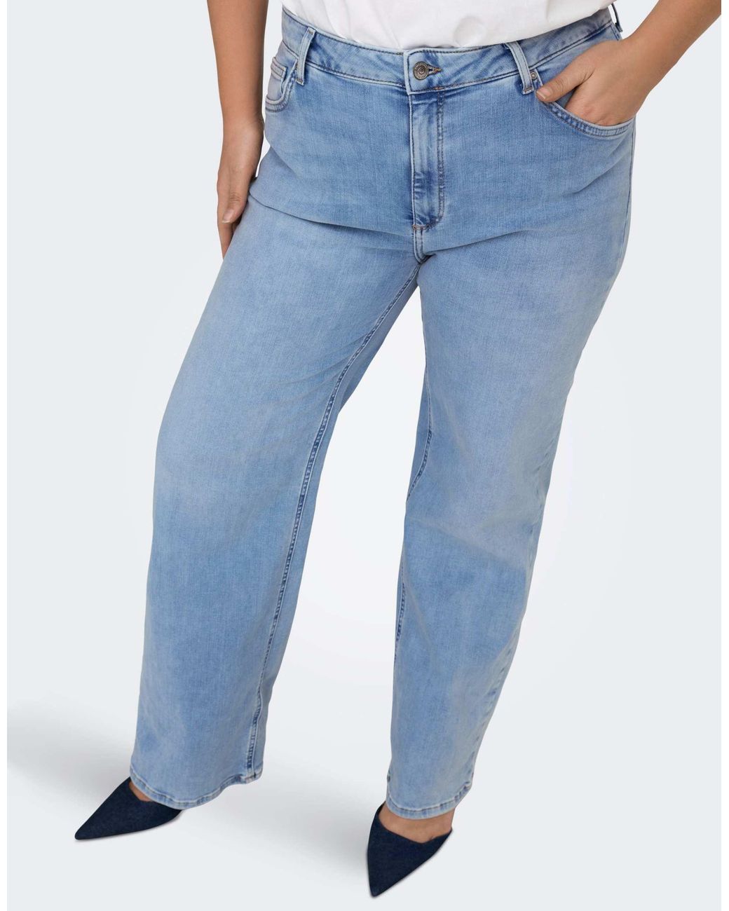 Jean ample - clair ONLY en coloris Blue