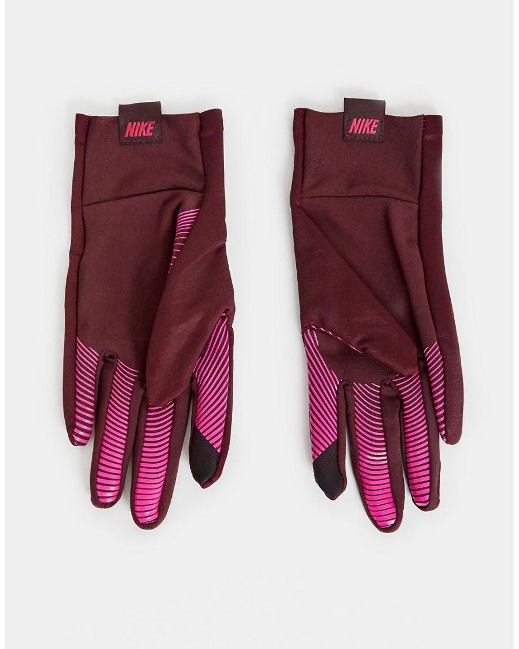guantes nike hombre rojas