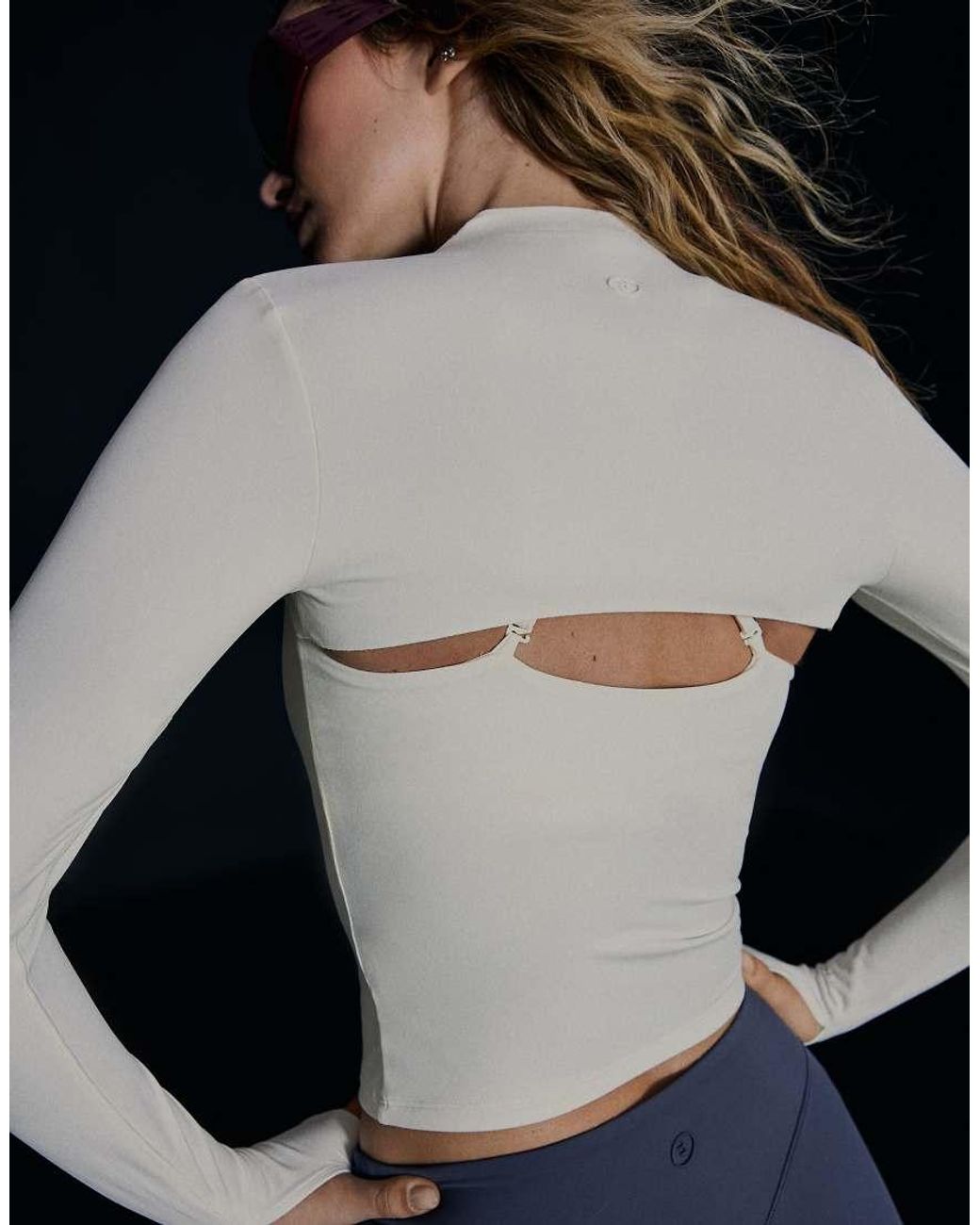 Bershka Gray Long Sleeve Technical Fabric Bolero