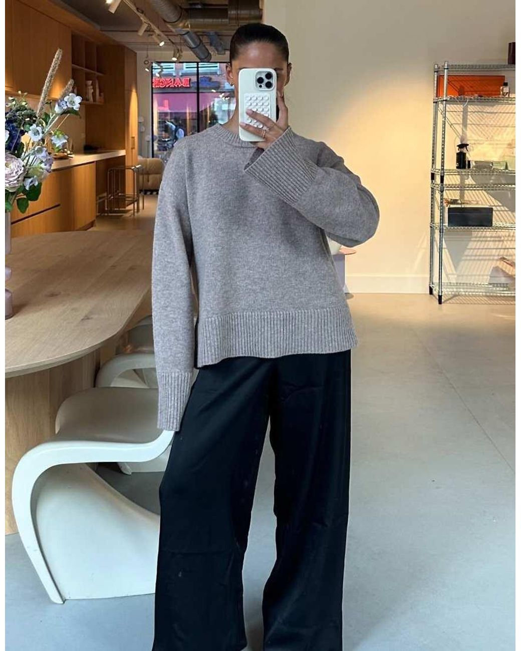NA-KD Brown Knitted Wool Sweater