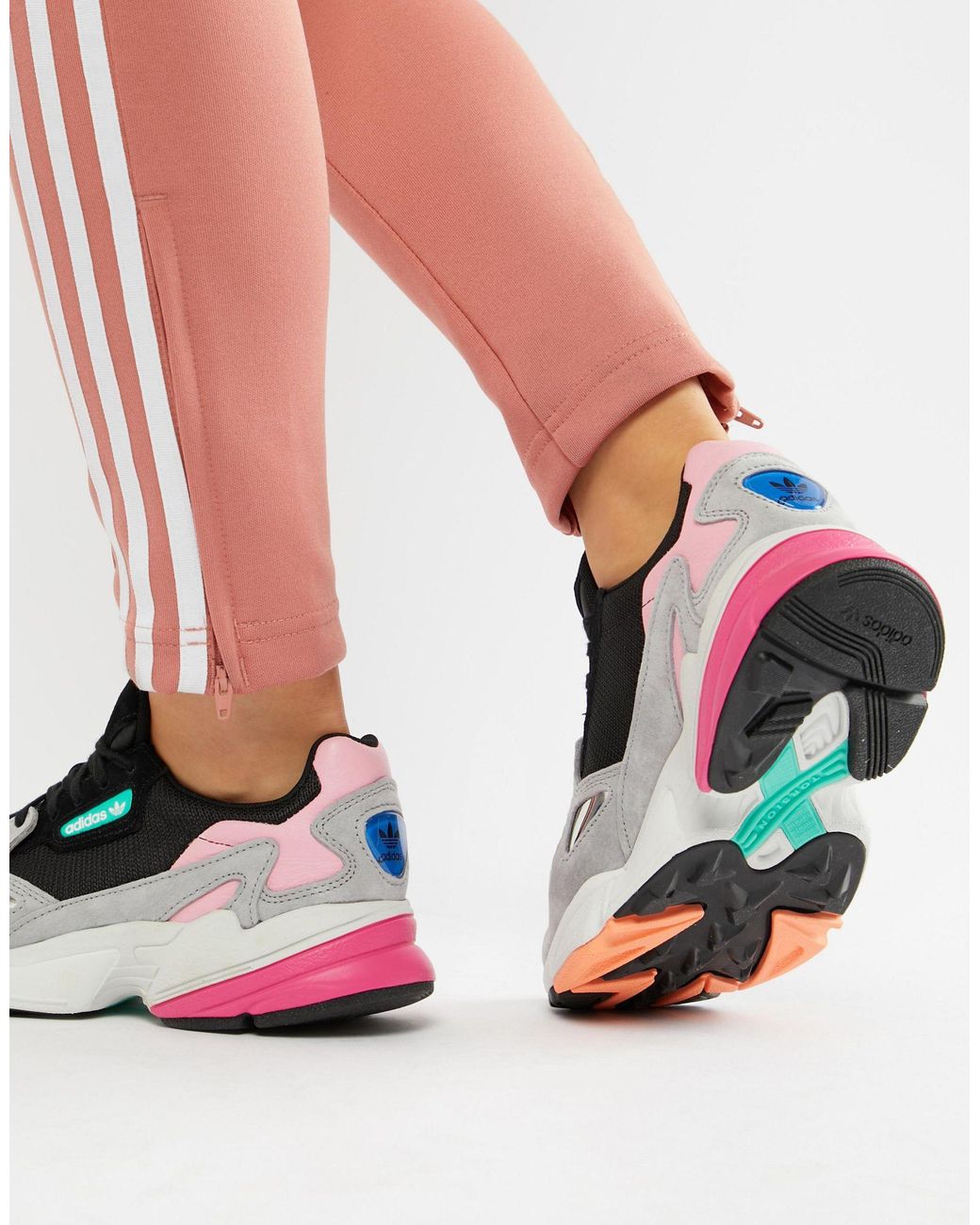 falcon trainers black