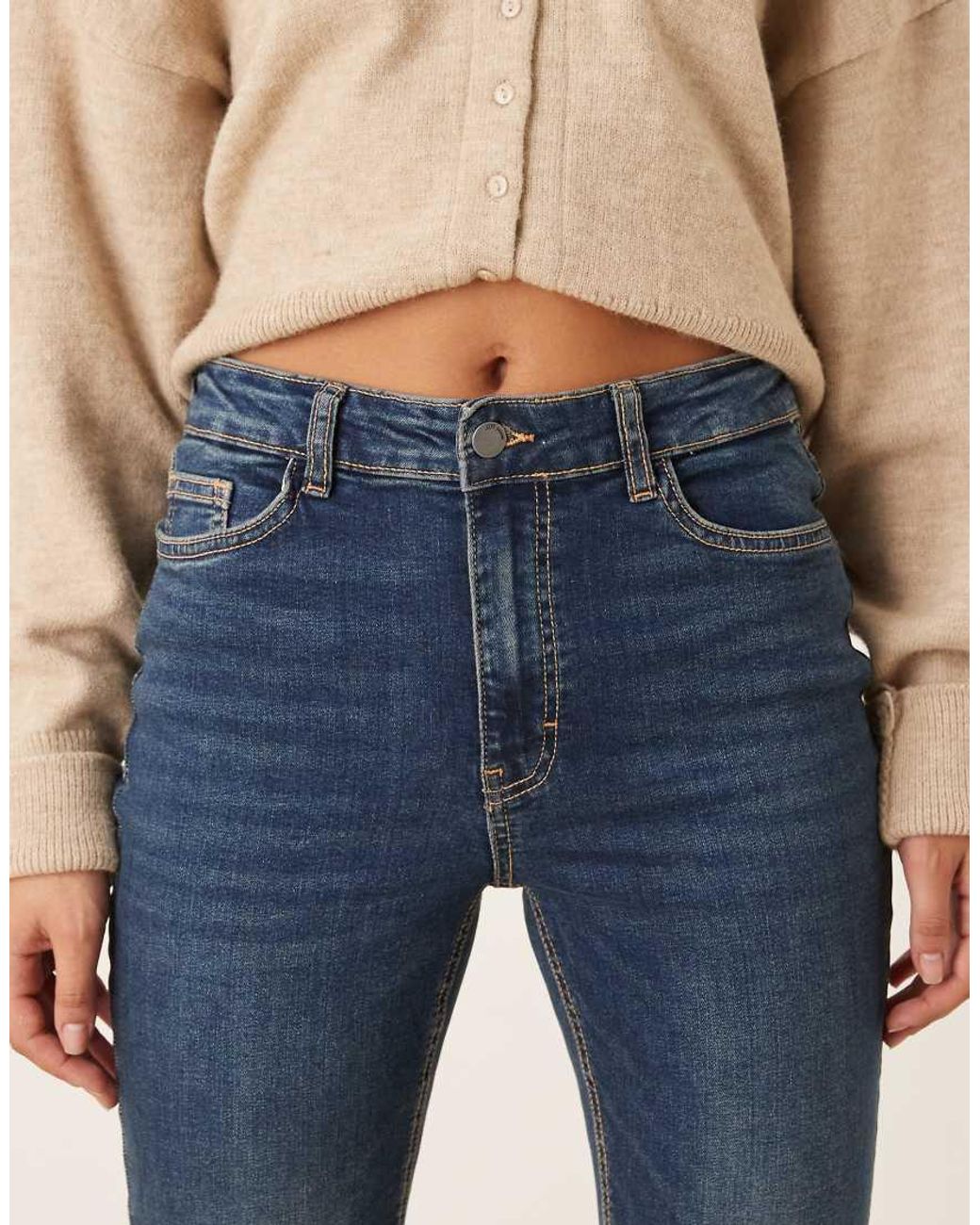 Jdy Blue Kathy Flared Jeans