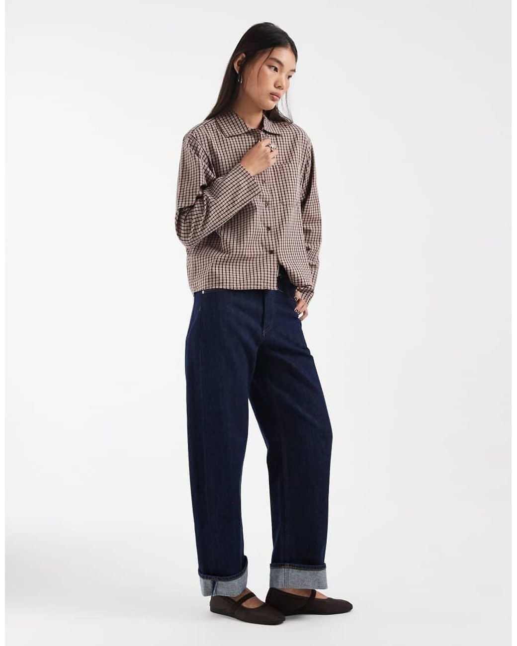 JJXX Brown Relaxed Fit Shirt