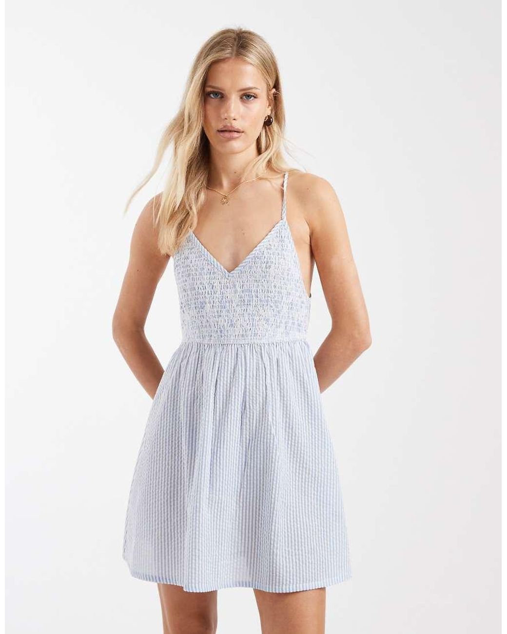 Aray White Mini Beach Dress