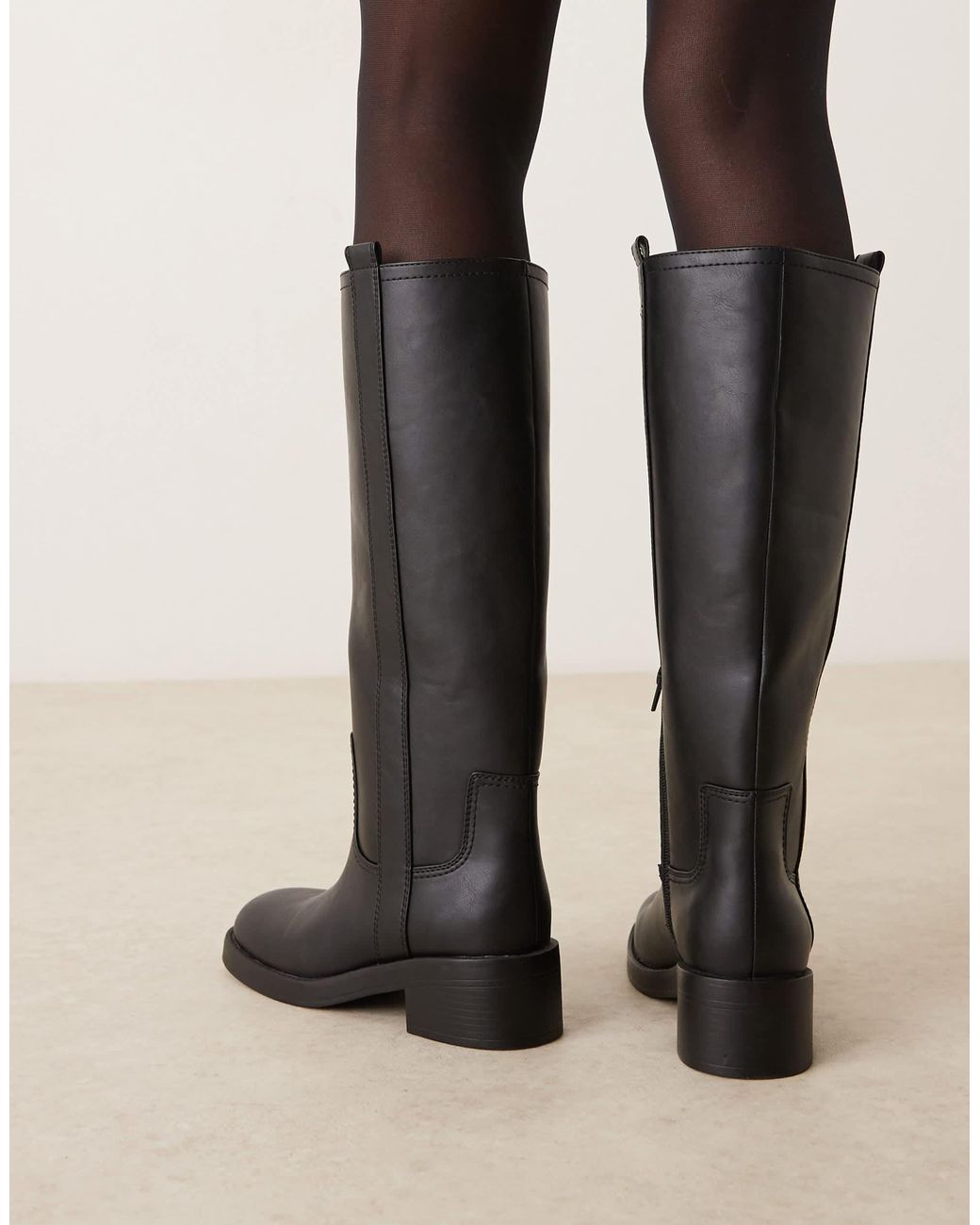 ASOS Black Conan Pull On Chunky Boots