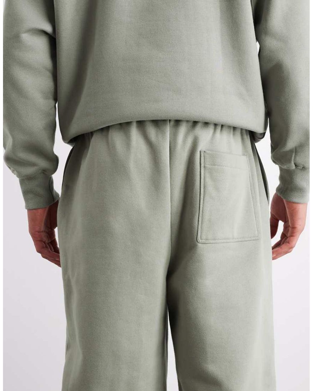 ASOS Gray Premium Heavyweight Relaxed jogger for men