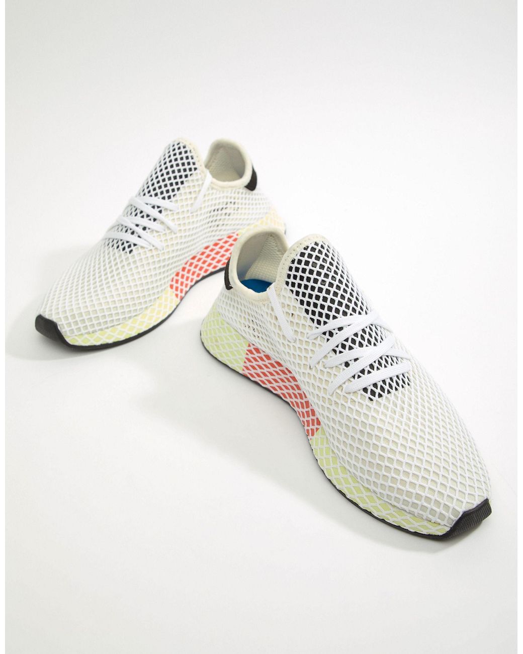 adidas Originals Deerupt Runner Trainers In White Cq2629 for Men | Lyst