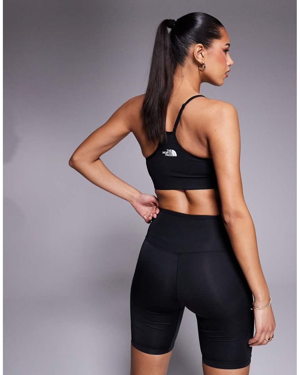 The North Face Black Flex Logo Low Support Bra