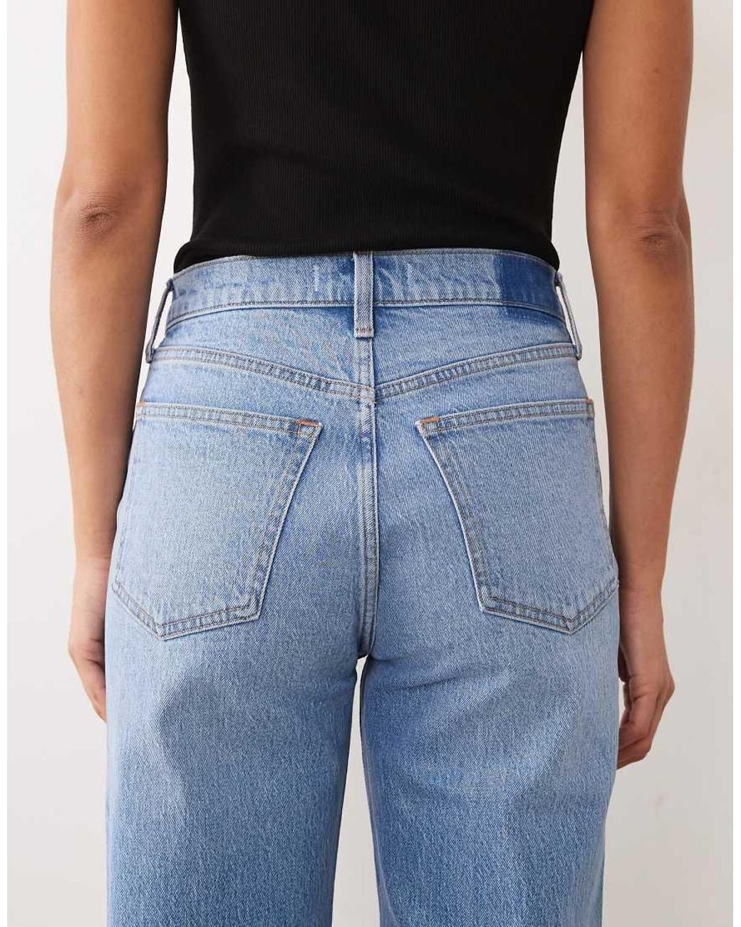 Abercrombie & Fitch Blue 90s Relaxed Straight Leg Jeans