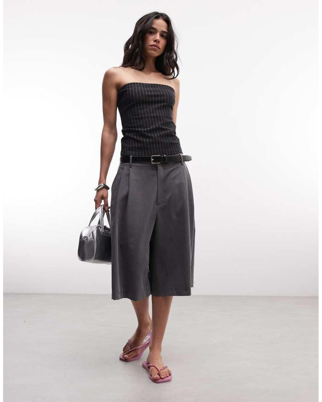 Weekday Black Bandeau Top