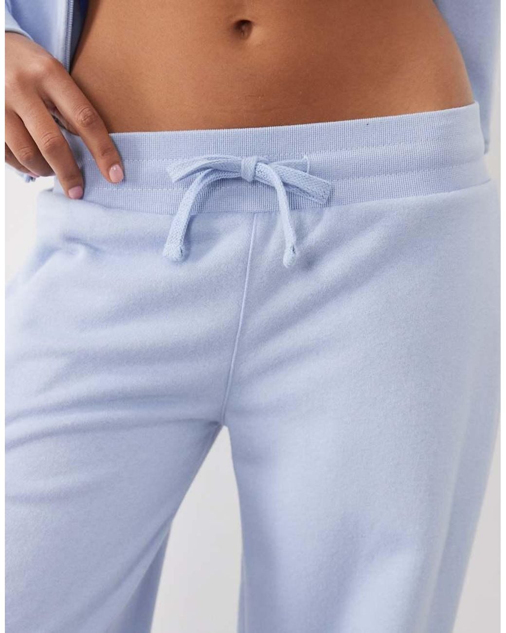 4505 White Y2k Lightweight Studio Low Rise joggers