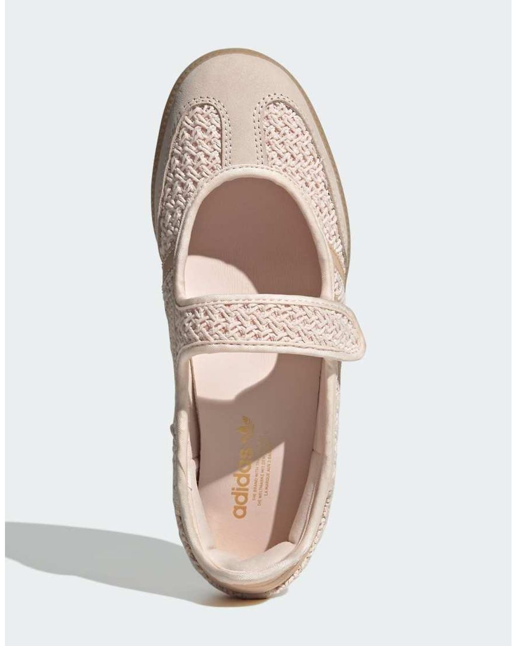 Adidas Originals Pink Samba Mary Jane Flats