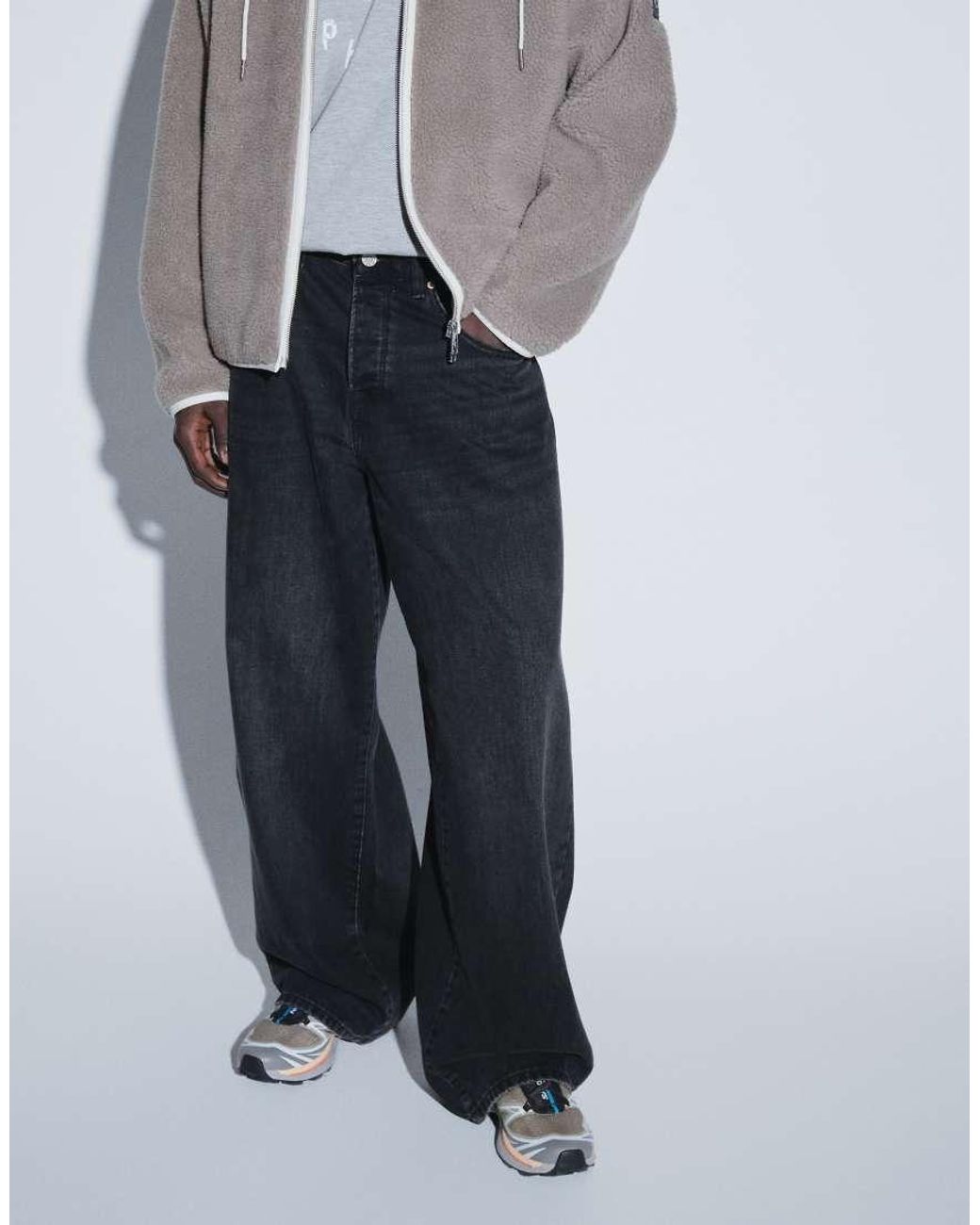 Only & Sons Blue Kayce Barrel Fit Jeans for men