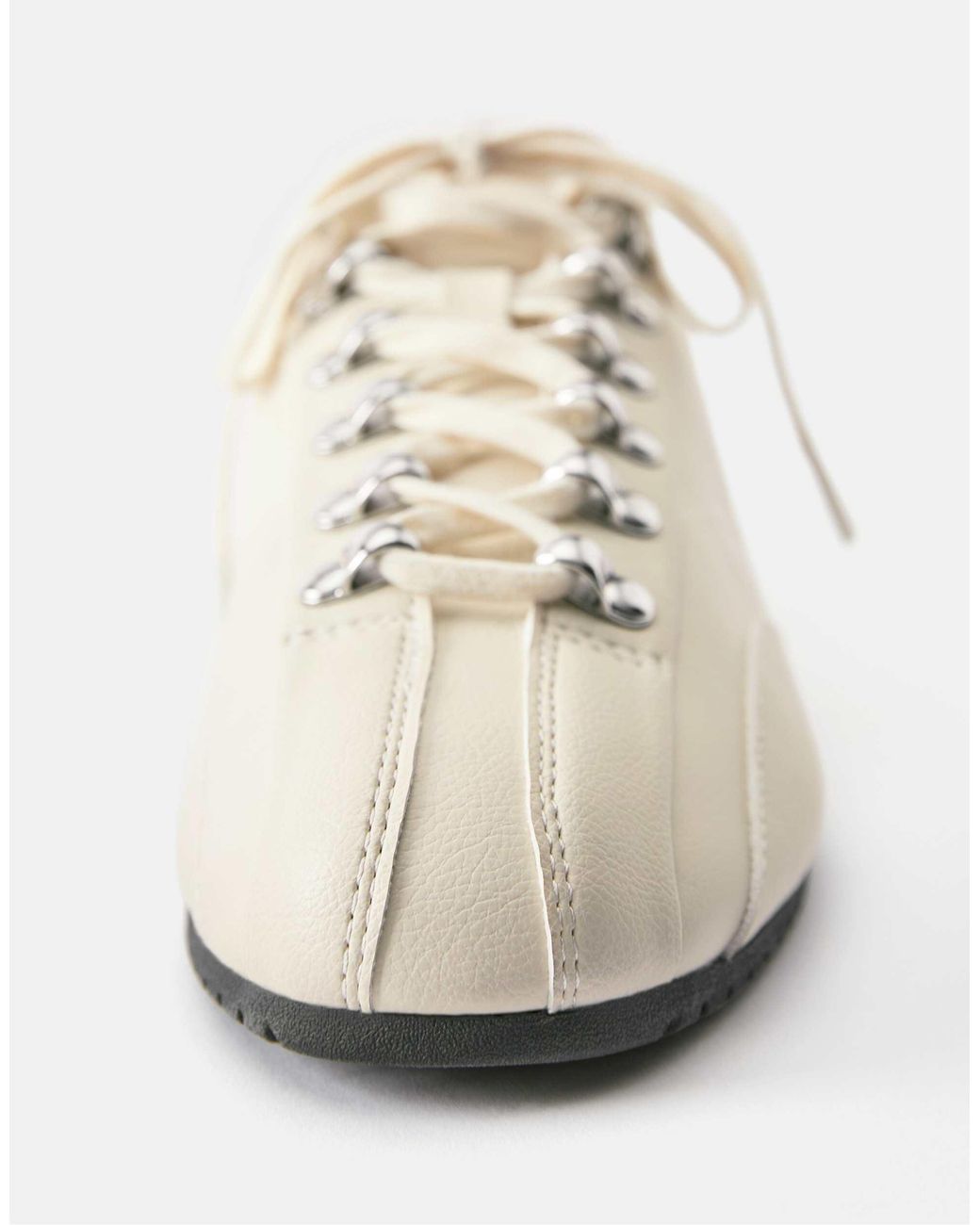 Pull&Bear White Bowling-sneaker