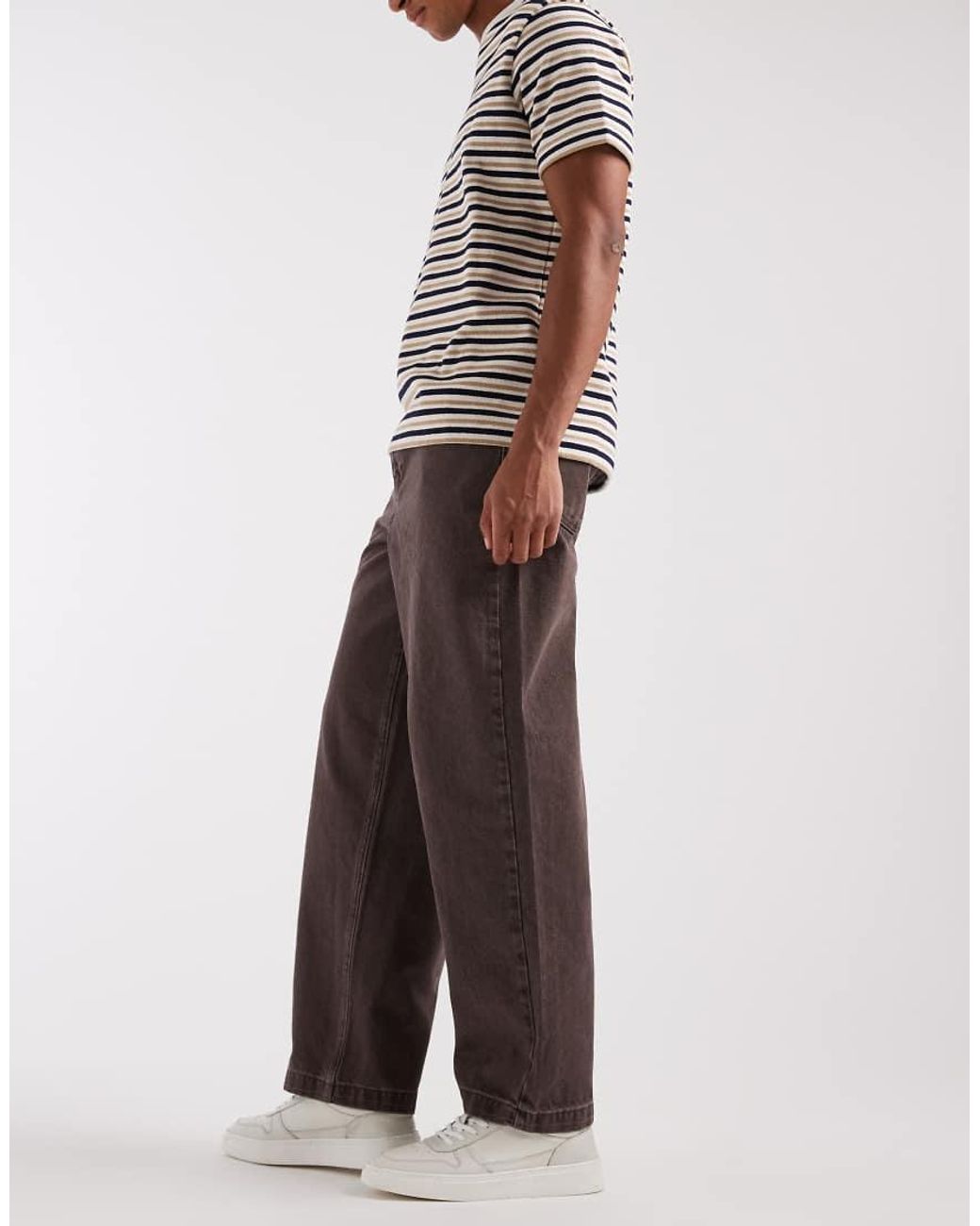 ASOS Brown Loose Jeans for men